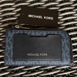 Michael Kors L Zip Mini Wallet Admiral NWT